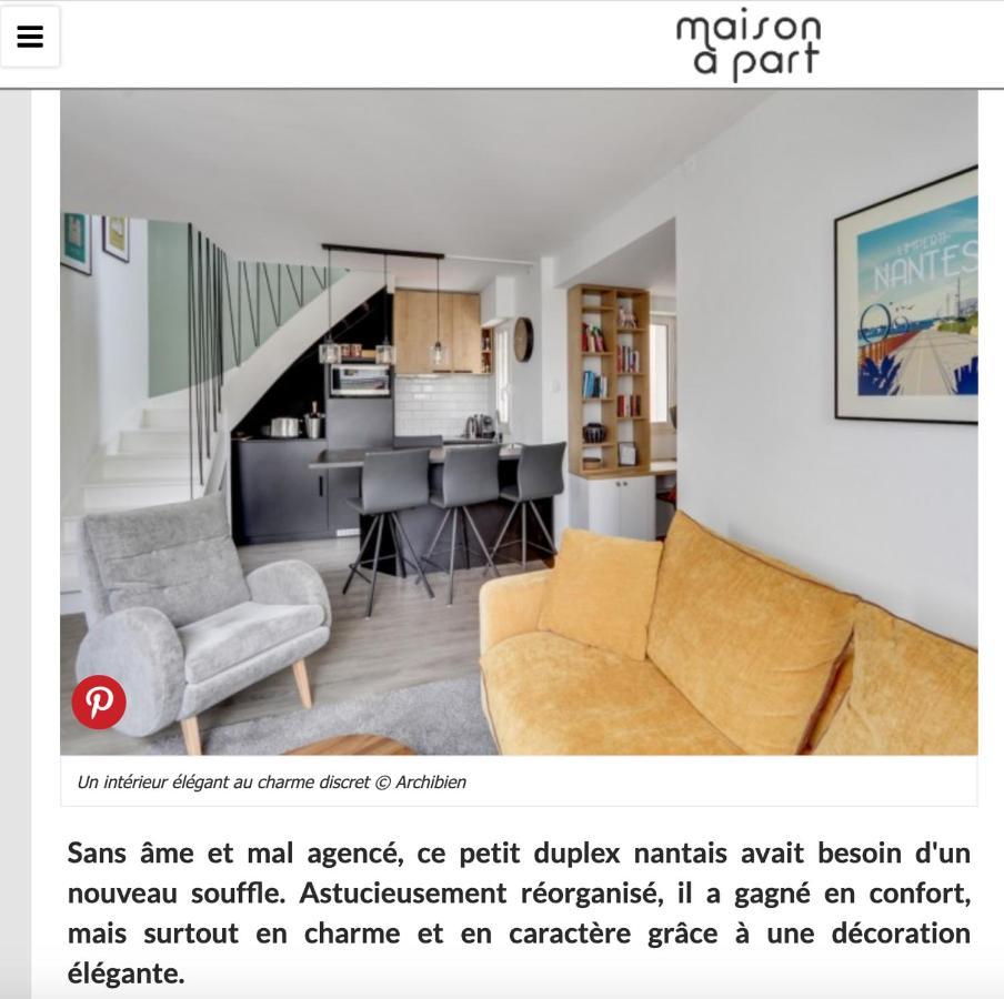 Sublime Duplex Nantes Cathedrale Διαμέρισμα Εξωτερικό φωτογραφία